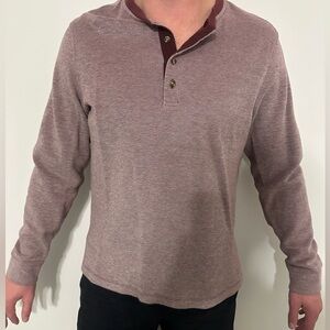 Untickit long sleeve Henley shirt
